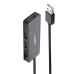 USB-HUB LINDY 42986 Svart