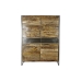 Armadio DKD Home Decor 8424001857029 120 x 41 x 161 cm Naturale Nero Acciaio Legno di mango