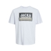 Herren Kurzarm-T-Shirt Jack & Jones COLOGAN TEE SS 12253442  Weiß
