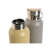 Termoflaske Home ESPRIT Beige Grå 500 ml (2 enheter)