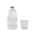 Sticlă de apă Home ESPRIT Transparent Geam 240 ml 1 L