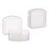 Broodtrommel Transparant Plastic 12 x 4 x 12 cm (24 Stuks)