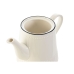 Tējkanna Home ESPRIT Balts Melns Porcelāns 1 L