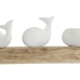 Figurine Décorative Home ESPRIT Blanc Naturel Baleine méditerranéen 52 x 12 x 21 cm