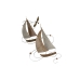 Veggpryd Home ESPRIT Brun Gyllen Yacht 42,5 x 4 x 77,5 cm