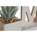 Figura Decorativa Home ESPRIT Verde Natural 40 x 7 x 16 cm