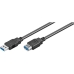 USB-Kabel Ewent Svart 1 m