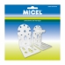 Υποστήριγμα για τέντα Micel TLD08 Λευκό 6,5 x 8,6 x 10,8 cm Άξονας 2 Τεμάχια