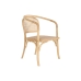 Cadeira de Sala de Jantar DKD Home Decor Natural 53 x 54 x 80 cm