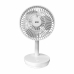 Namizni ventilator EDM 33501 Bela 5 W 4 W 16,5 x 18,5 cm 17 x 13 x 26 cm Polnilen USB