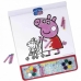 Disegni da dipingere Peppa Pig Adesivi 4 in 1