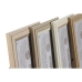 Рамка за снимки Home ESPRIT Кристал Дървен MDF 18 x 2,8 x 23 cm (4 броя)