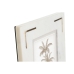 Fotoraam Home ESPRIT Valge Kuldne Messing Marmor Naturaalne Shabby Chic 20 x 2 x 25 cm