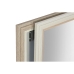 Espejo de pared Home ESPRIT Blanco Marrón Beige Gris 66 x 2 x 92 cm 70 x 2 x 97 cm (4 Unidades)