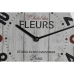 Horloge Murale Home ESPRIT Blanc Verre Bois MDF 40 x 4,5 x 40 cm (2 Unités)