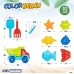 Sada plážových hračiek Colorbaby Polypropylén (8 kusov)