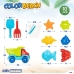 Set de jucării de plajă Colorbaby polipropilenă (8 Unități)