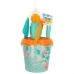 Set de Juguetes de Playa Colorbaby Polipropileno (16 Unidades)