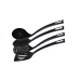 Set di Utensili da Cucina Quttin Nylon 4 Pezzi (15 Unità)