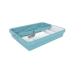 Bestikkorganisator Tontarelli Mixy Turkis 31,7 x 41,8 x 7,7 cm Uttrekkbar (12 enheter)