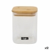 Voedselopslagcontainer Quttin Bamboe Borosilicaatglas 480 ml (12 Stuks)