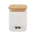 Voedselopslagcontainer Quttin Bamboe Borosilicaatglas 480 ml (12 Stuks)