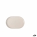 Tavă pentru gustari La Mediterránea Ivory Oval 20 x 13 x 2 cm (24 Unități)