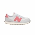 Detské športové topánky New Balance 237 Bungee Biela