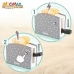 Toaster jucărie Woomax 8 Piese 19,5 x 12,5 x 8 cm (4 Unități)