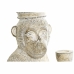 Figura Decorativa DKD Home Decor 16 x 15 x 30 cm Branco Resina Macaco Tropical Decapé