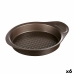 Formă de tort Pyrex Asimetria Negru Metal Rotund Ø 26 cm 6 Unități