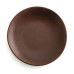 Assiette plate Anaflor Barro Anaflor Marron Céramique Faïence Ø 29 cm (8 Unités)