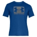 Heren-T-Shirt met Korte Mouwen Under Armour Boxed Sportstyle Blauw