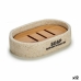 Såpeholder Berilo B5598-4 Beige Harpiks 8 x 2,5 x 12,5 cm 12,5 x 2,5 x 8,5 cm (12 enheter)