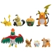 Figuras de Ação Bandai Pokémon Conjunto 8 Peças