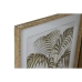 Schilderij Home ESPRIT Palmen Tropisch 55 x 2,5 x 70 cm (4 Stuks)