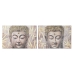 Kép Home ESPRIT Buddha Keleti 120 x 3 x 80 cm (2 egység)