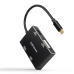 USB-HUB-C NANOCABLE 10.16.4307 Svart (1 antal)