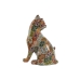 Okrasna Figura Home ESPRIT Pisana Mačka Sredozemsko 11 x 10 x 16 cm (2 kosov)