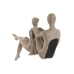 Dekoratív Figura Home ESPRIT Bézs szín Yoga 20 x 10 x 50 cm