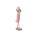 Decoratieve figuren Home ESPRIT Roze Mauve chica 7 x 11 x 27 cm