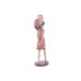 Decoratieve figuren Home ESPRIT Roze Mauve chica 7 x 11 x 27 cm