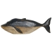 Figurine Décorative Home ESPRIT Blanc Blue marine Baleine 40 x 7 x 12 cm