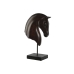 Figura Decorativa Home ESPRIT Preto Catanho escuro Cavalo 27 x 13 x 42,5 cm