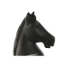 Statua Decorativa Home ESPRIT Nero Cavallo 13 x 13 x 33 cm