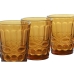 Set de Verres Home ESPRIT Verre Avec relief 240 ml