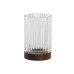 Glass Home ESPRIT Brun Krystall Akasia 7,5 x 7,5 x 11,5 cm