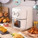 Luchtfriteuse InnovaGoods Vynner Pro 6500 Crème 1700 W 6,5 L Roestvrij staal