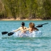 Kayak Gonflable Transparent avec Accessoires Paros InnovaGoods 312 cm 2 places