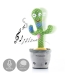 Cactus Danzante e Parlante Ricaricabile con Musica e LED Multicolor Pinxi InnovaGoods